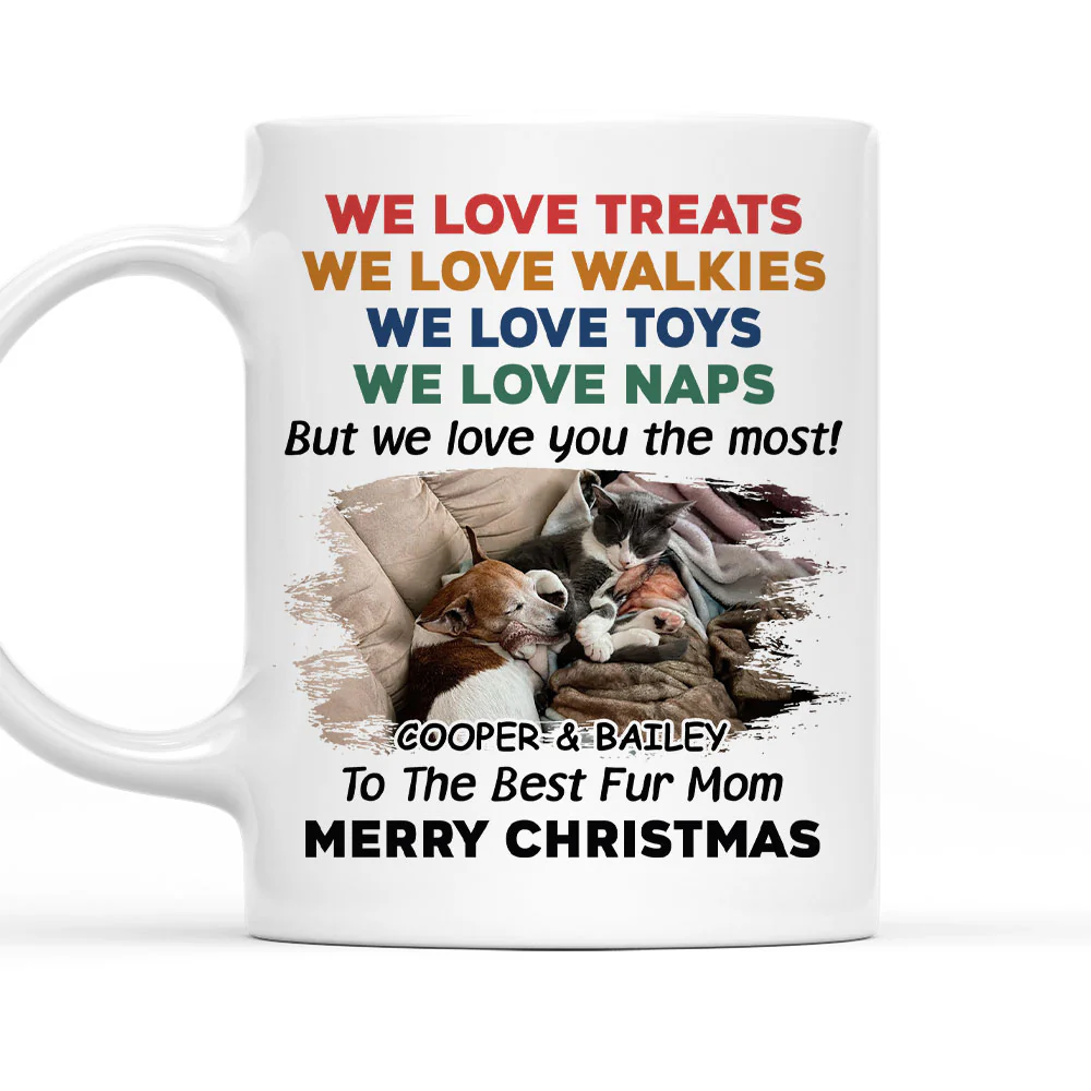 We Love You Snow Ver Photo - Personalized Custom Coffee Mug