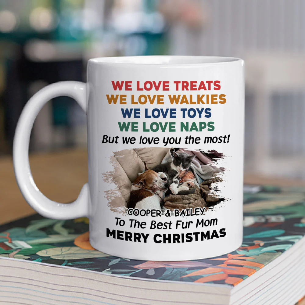 We Love You Snow Ver Photo - Personalized Custom Coffee Mug - Image 2