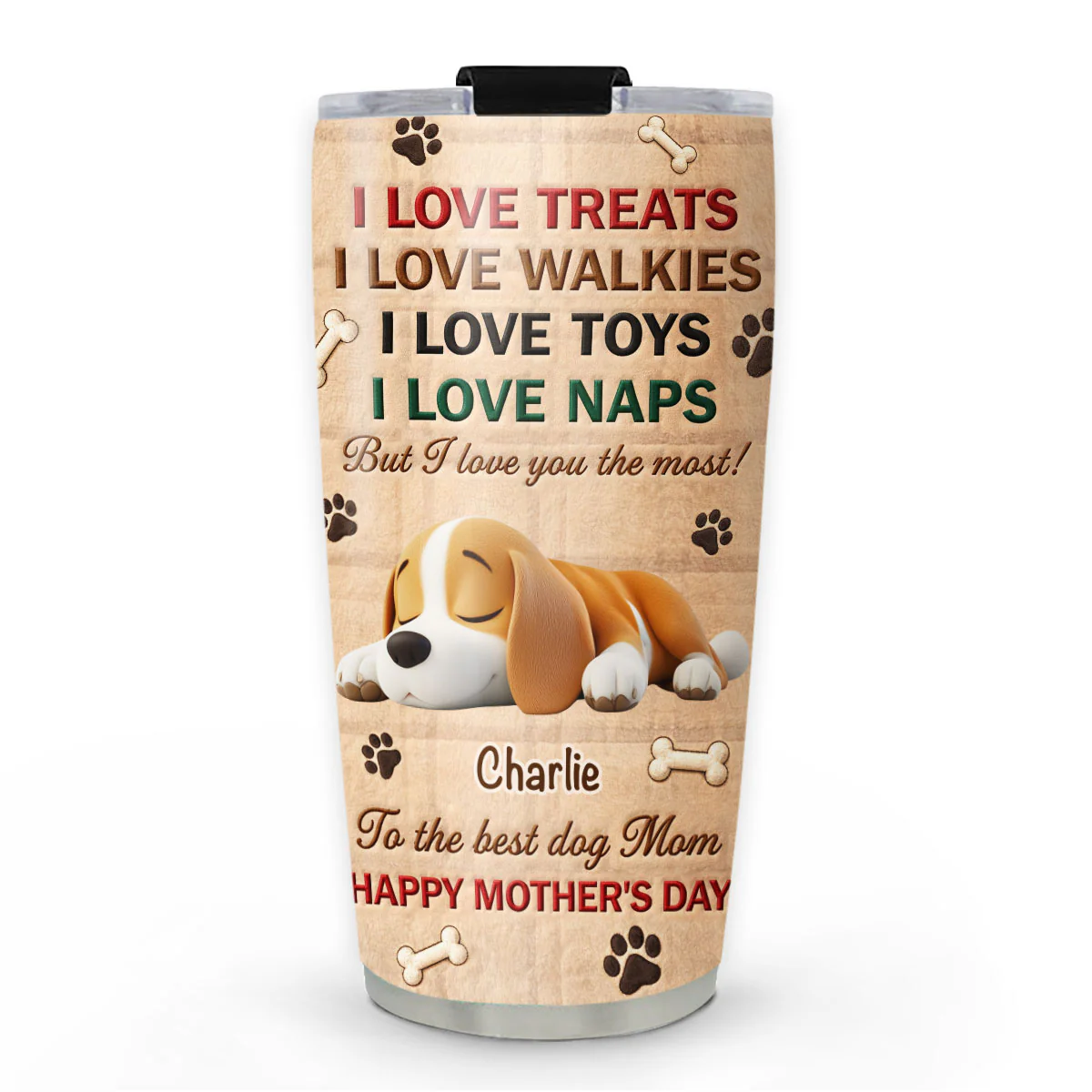 We Love You The Most Stuffy Ver 2 - Personalized Custom 3D Effect Tumbler