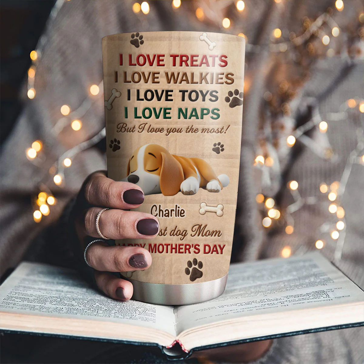 We Love You The Most Stuffy Ver 2 - Personalized Custom 3D Effect Tumbler - Image 4