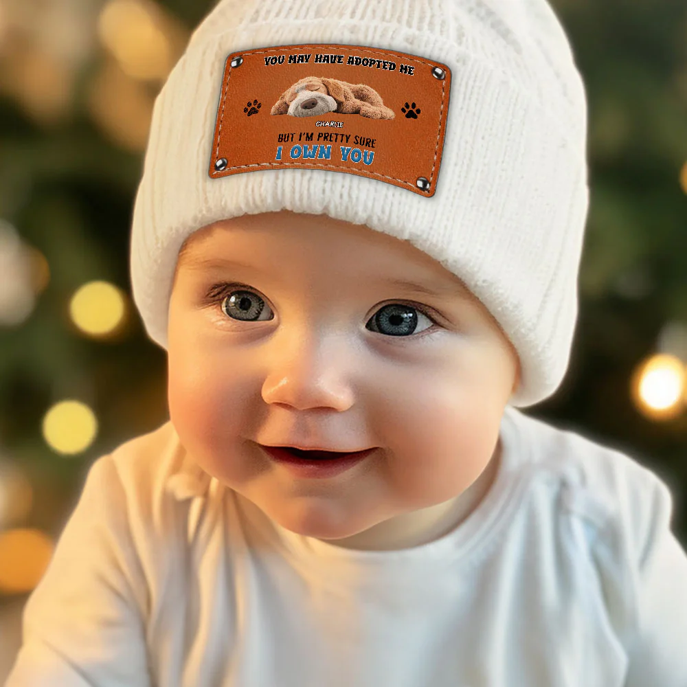 We Own The Cutest Baby - Personalized Custom Beanie - Image 2