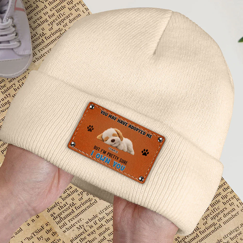 We Own The Cutest Baby - Personalized Custom Beanie - Image 3