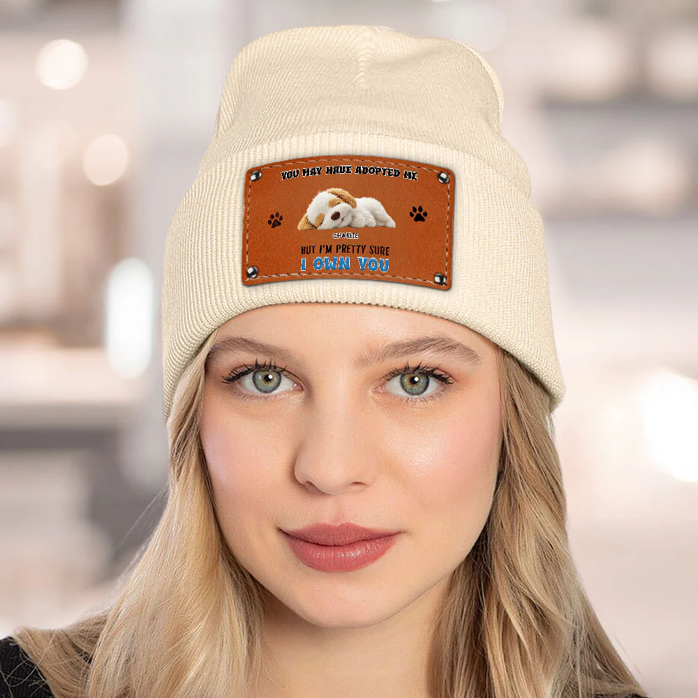 We Own The Cutest Baby - Personalized Custom Beanie - Image 5