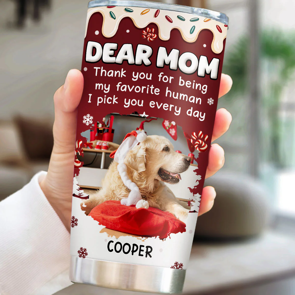 We Pick You Every Day Photo - Personalized Custom Tumbler