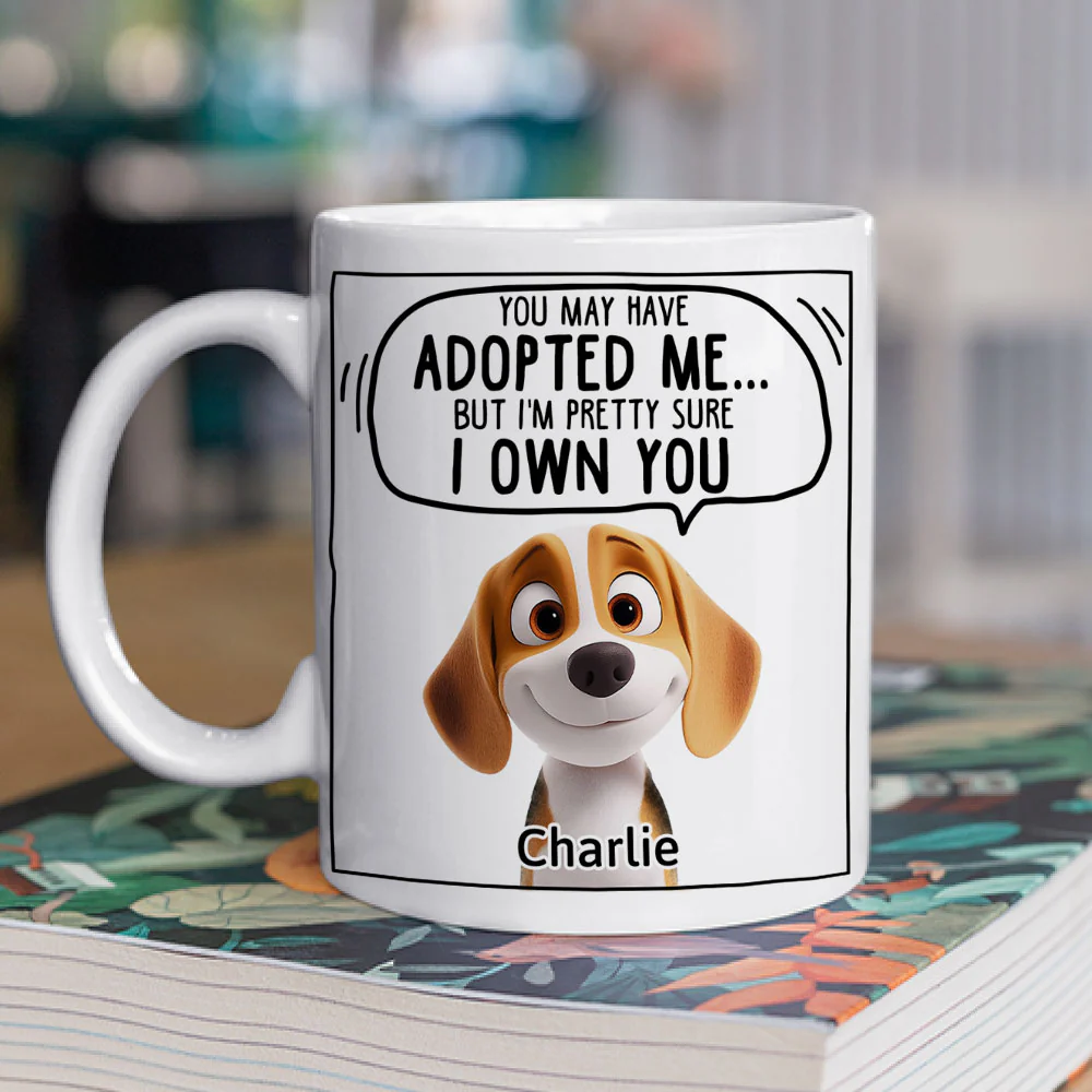 We Sure We Own You Cartoon - Personalized Custom Coffee Mug - Image 2