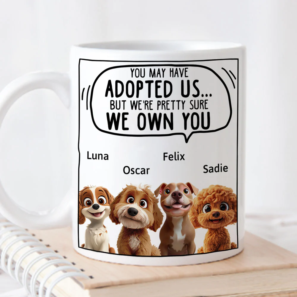 We Sure We Own You Cartoon - Personalized Custom Coffee Mug - Image 4
