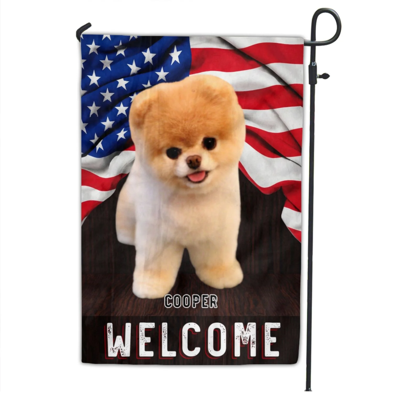 Welcome Photo - Personalized Custom Flag - Image 5