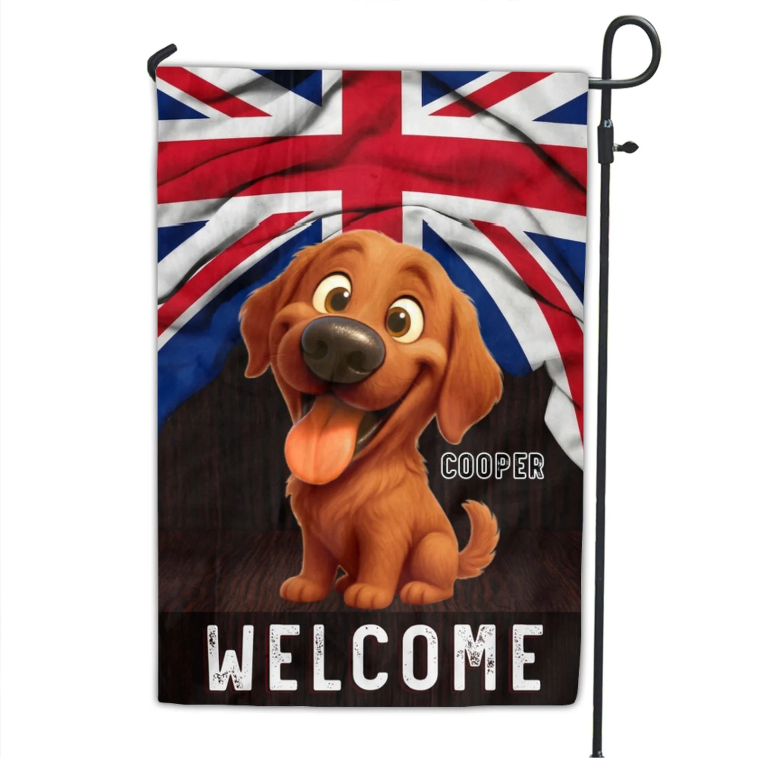 Welcome To My House - Personalized Custom Flag - Image 5