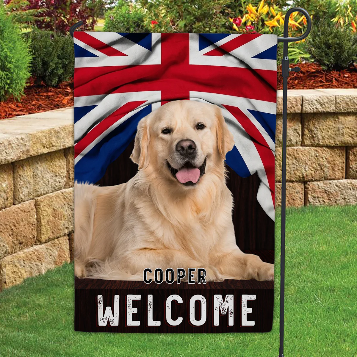 Welcome To My House Photo - Personalized Custom Flag