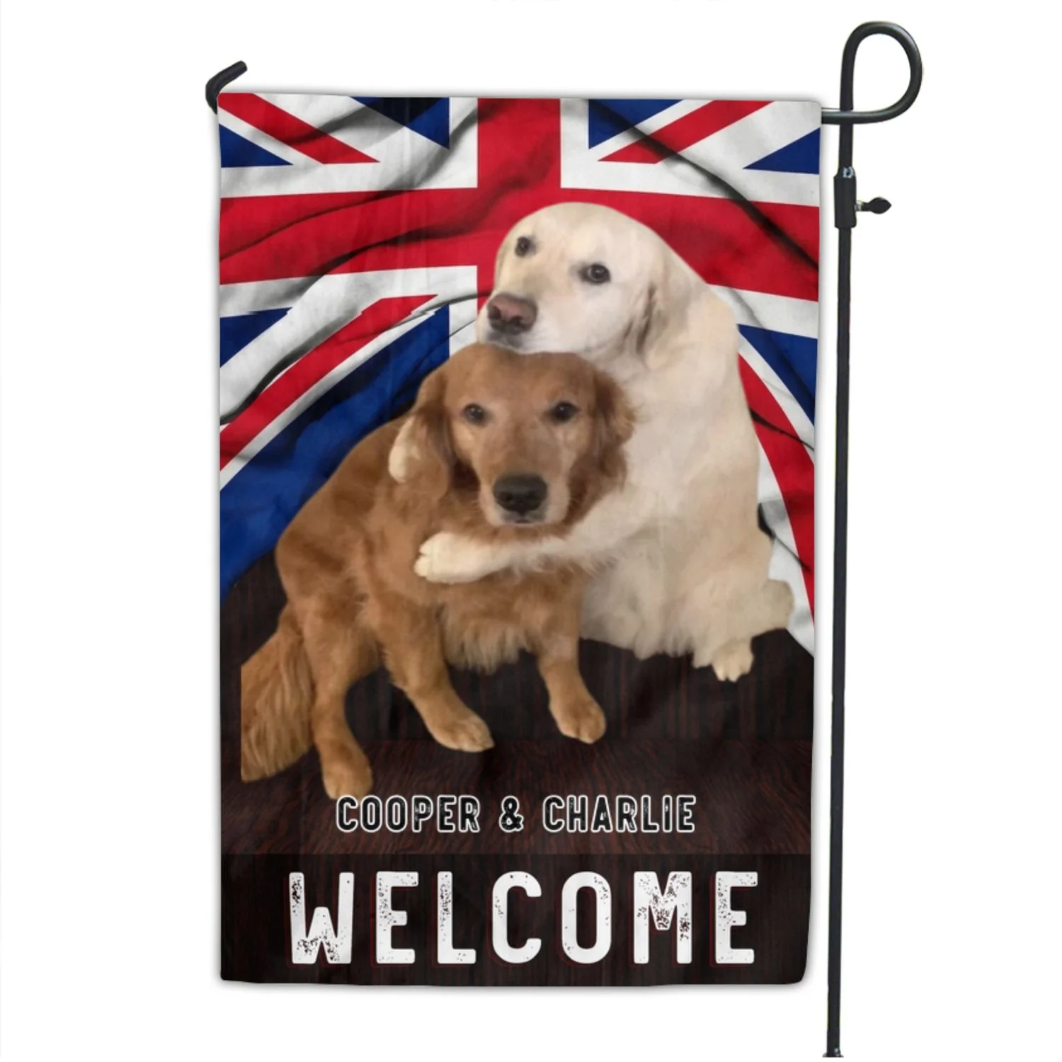 Welcome To My House Photo - Personalized Custom Flag - Image 6