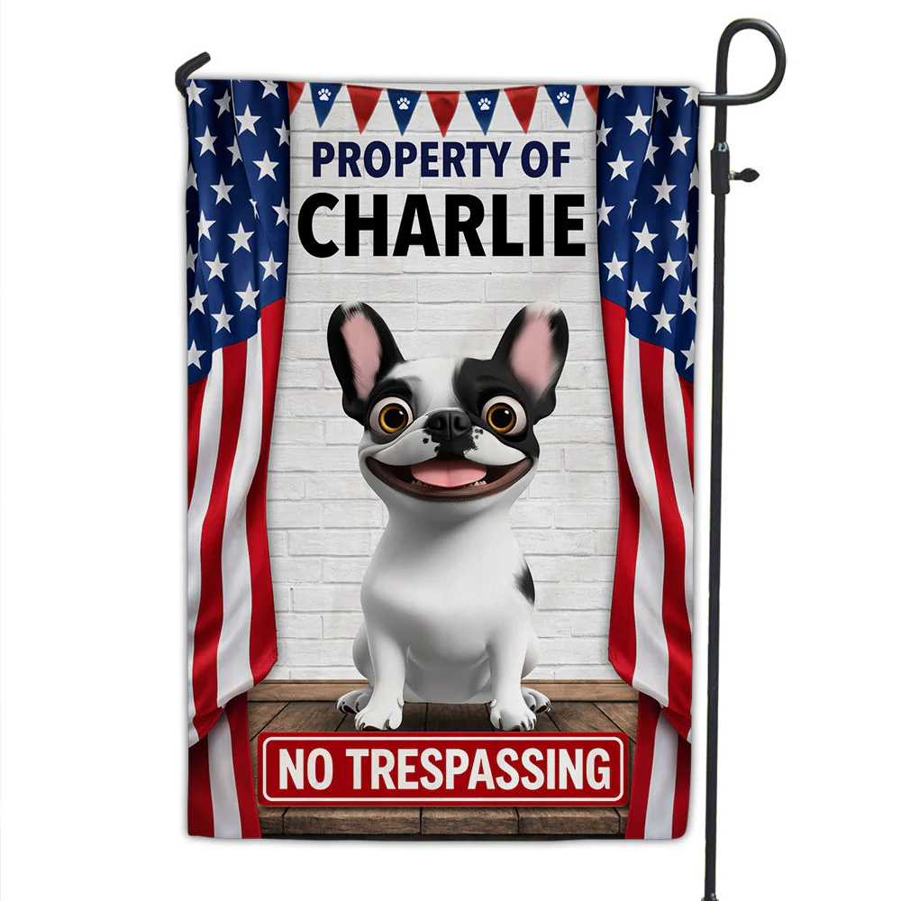 Welcome To My Property - Personalized Custom Flag