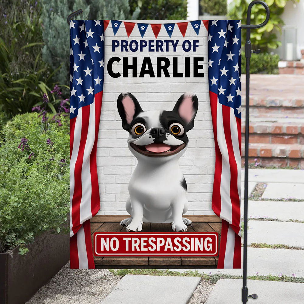 Welcome To My Property - Personalized Custom Flag - Image 3