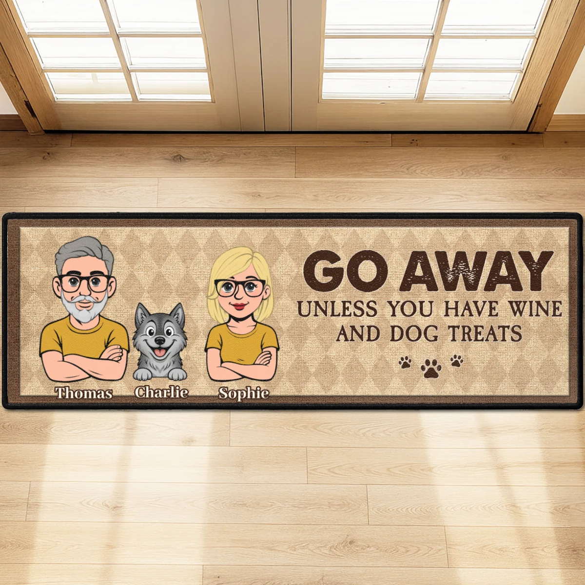 Welcome To Our Home - Personalized Custom Runner Rug - Image 9