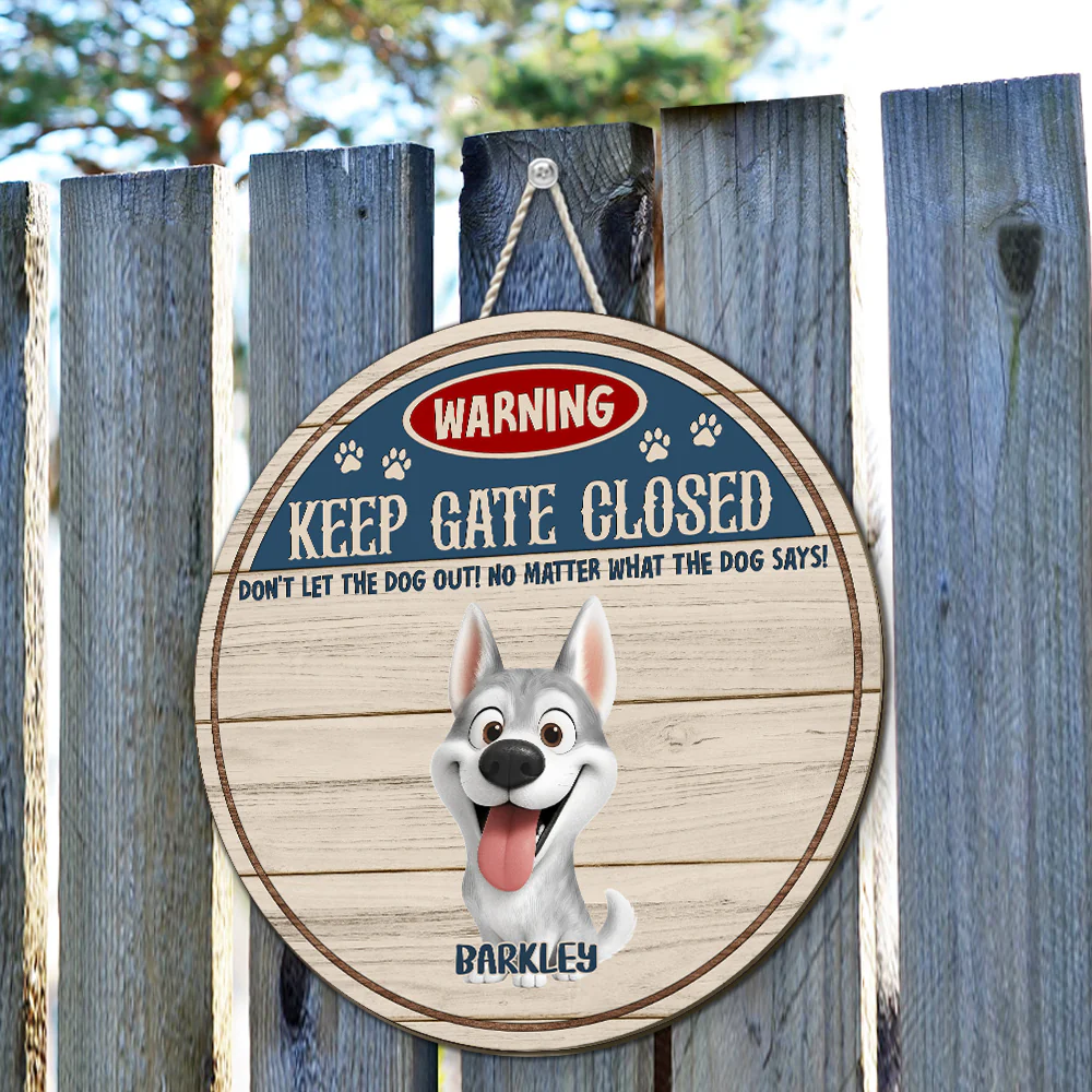 Welcome To The Dog House - Personalized Custom Wood Sign - Image 5