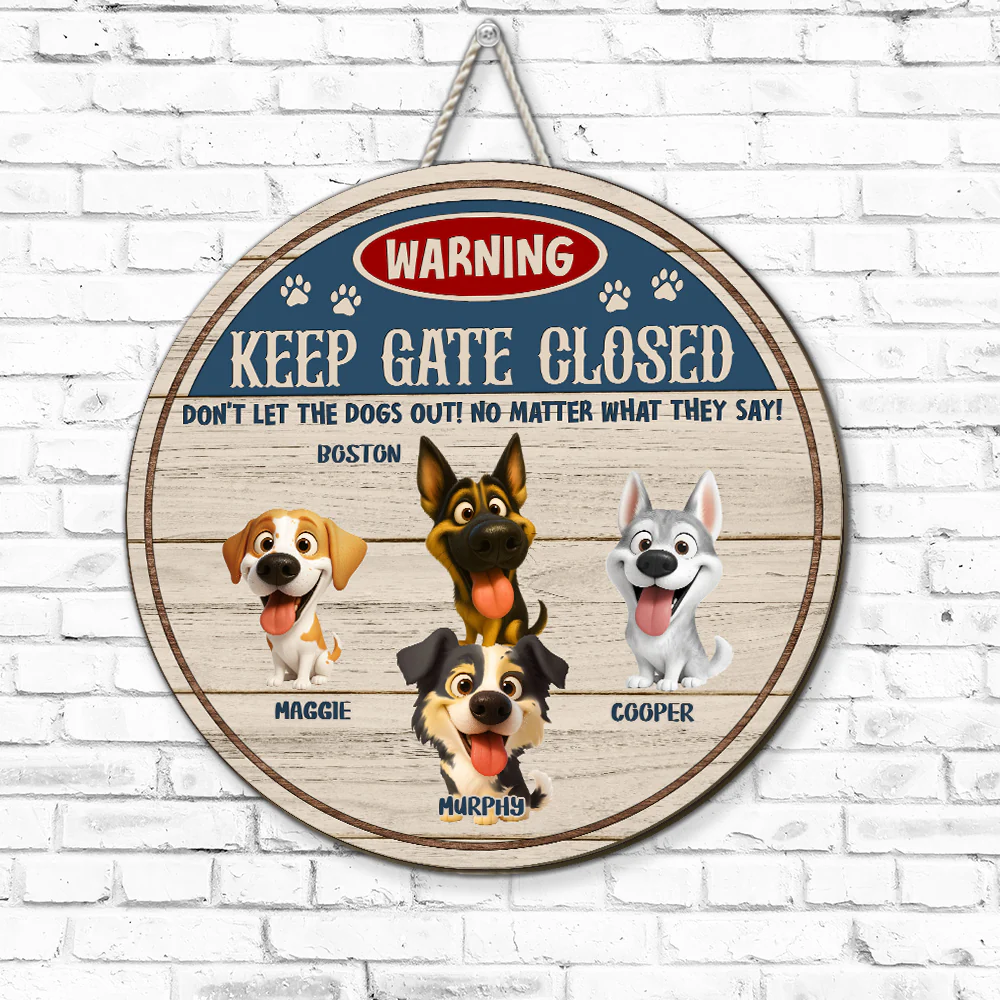 Welcome To The Dog House - Personalized Custom Wood Sign - Image 6