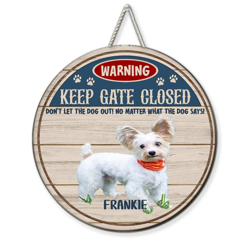 Welcome To The Dog House Photo - Personalized Custom Wood Sign - Image 4