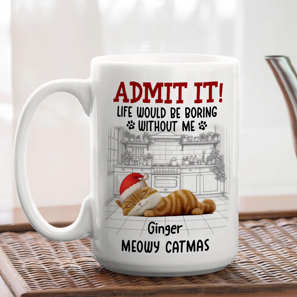 Well Trained Parents Ver Cat - Personalized Custom Coffee Mug - Image 5