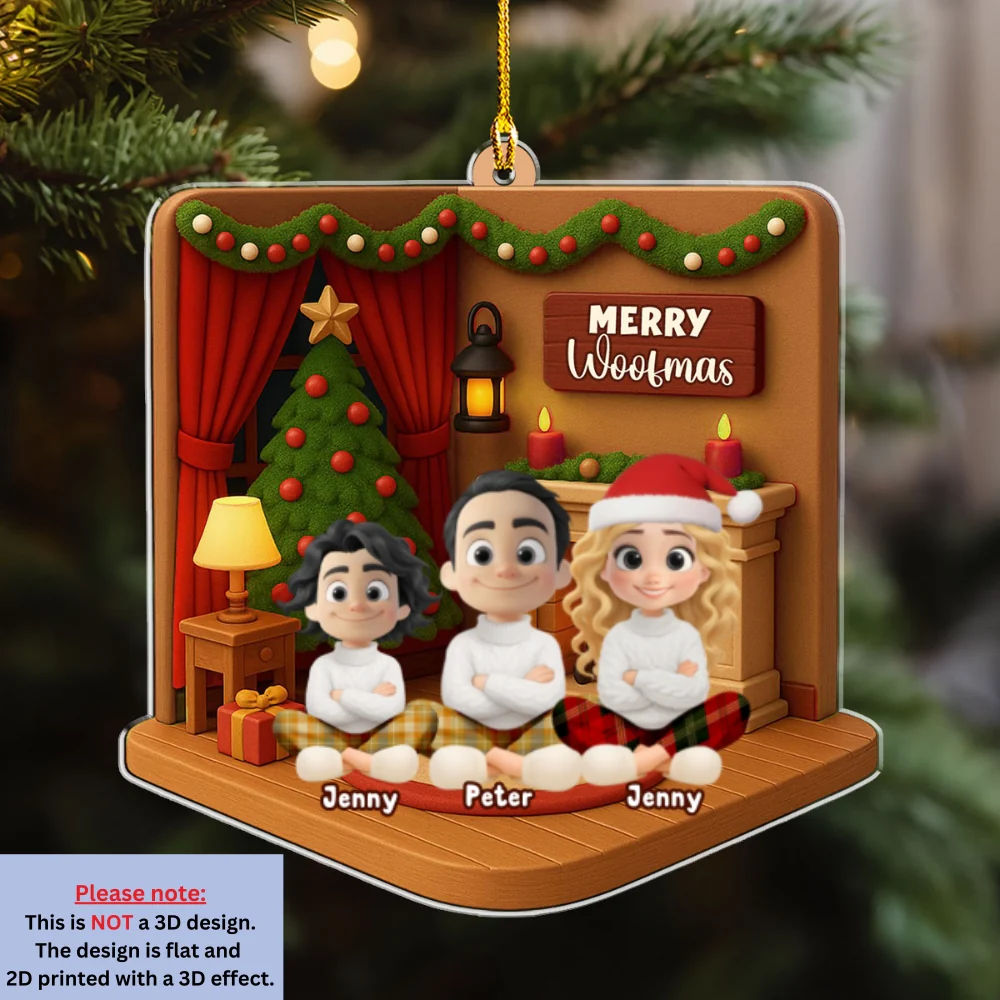 We've Got The Christmas Joy - Personalized Custom 3D Effect Acrylic Ornament - Image 7