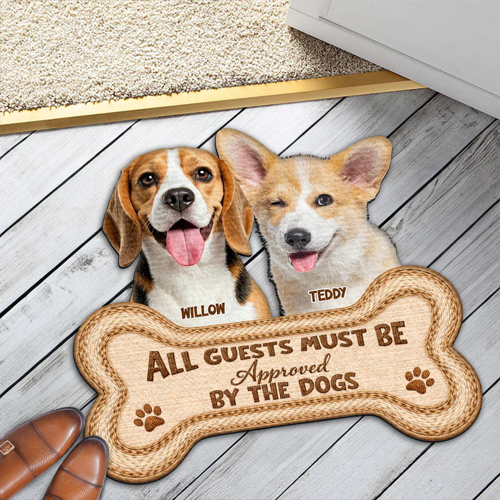 Where Humans And Dogs Belong Photo - Personalized Custom Doormat - Image 6