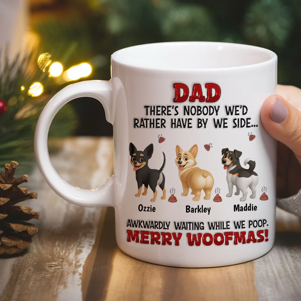 While I Am Pooping - Personalized Custom 3D Inflated Effect Mug - Image 3