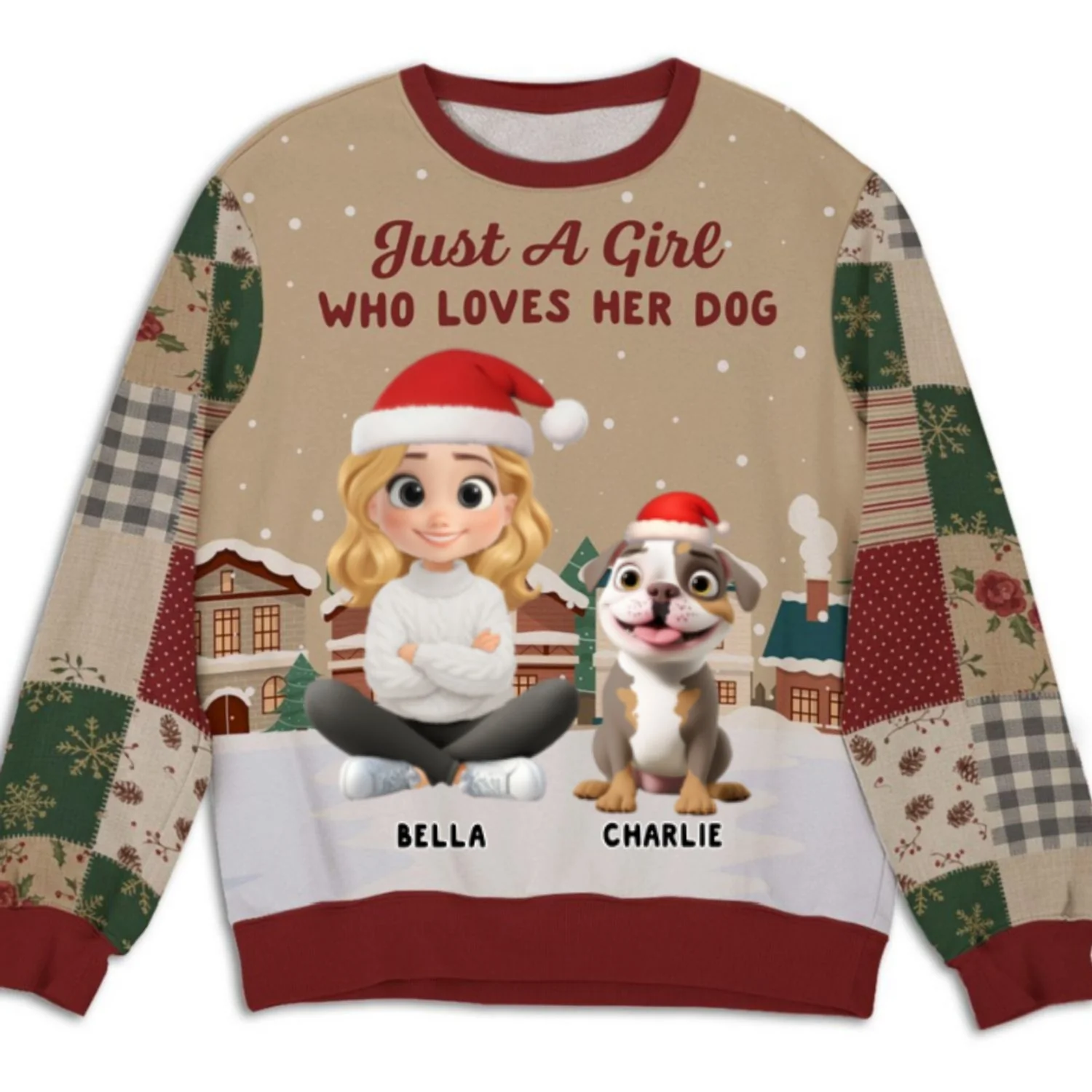 Who Really Loves Dog - Personalized Custom All-Over-Print Sweatshirt - Image 6