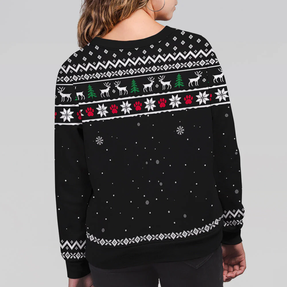 Winter Dog - Personalized Custom All-Over-Print Sweatshirt - Image 8