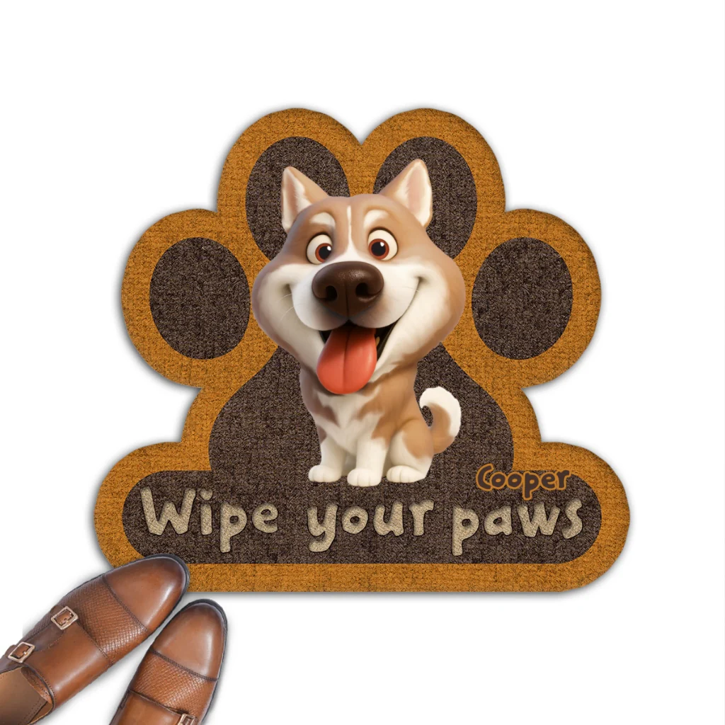Wipe Up Your Paws - Personalized Custom Doormat - Image 6