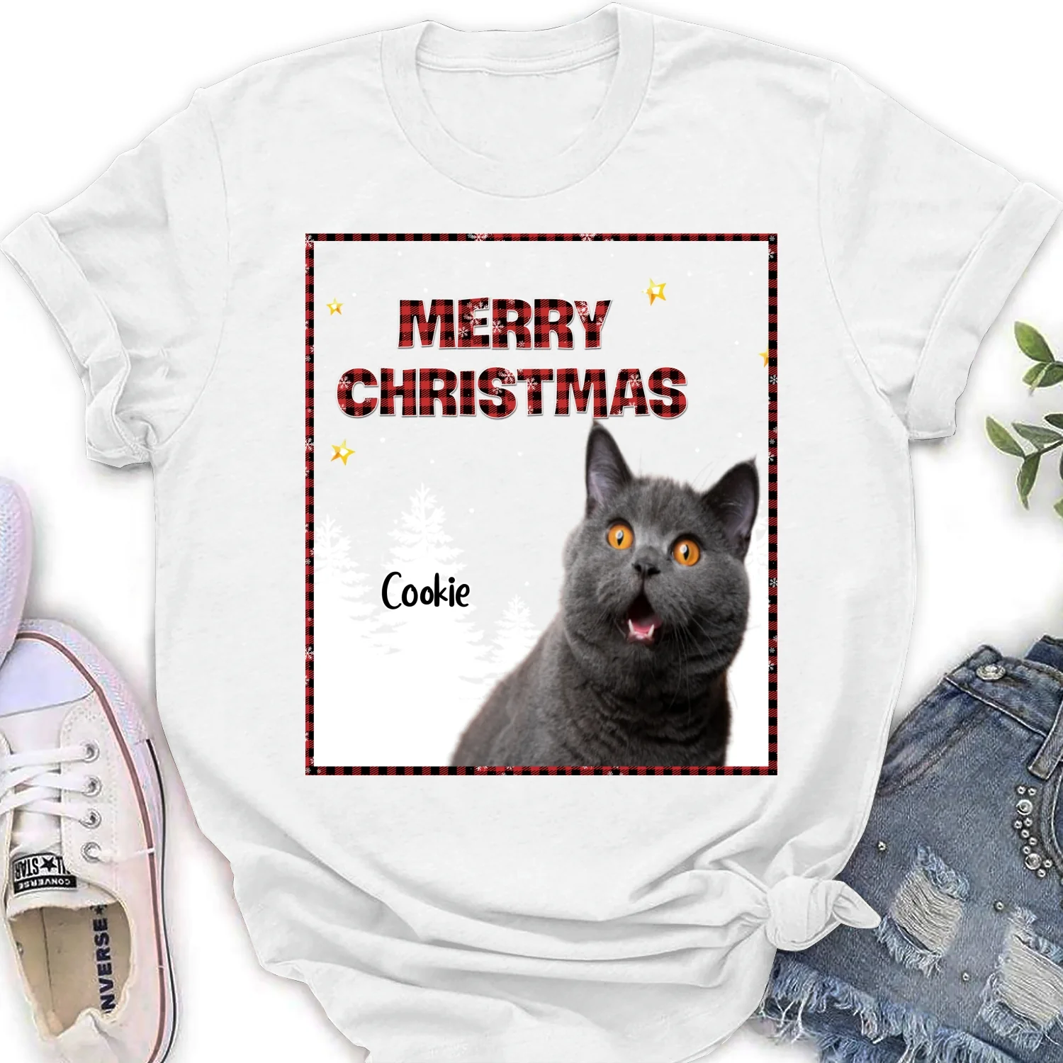Wonderful Time Photo - Personalized Custom Women's T-Shirt - Image 2