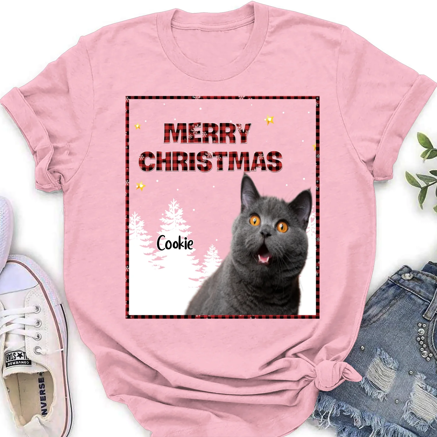 Wonderful Time Photo - Personalized Custom Women's T-Shirt - Image 4