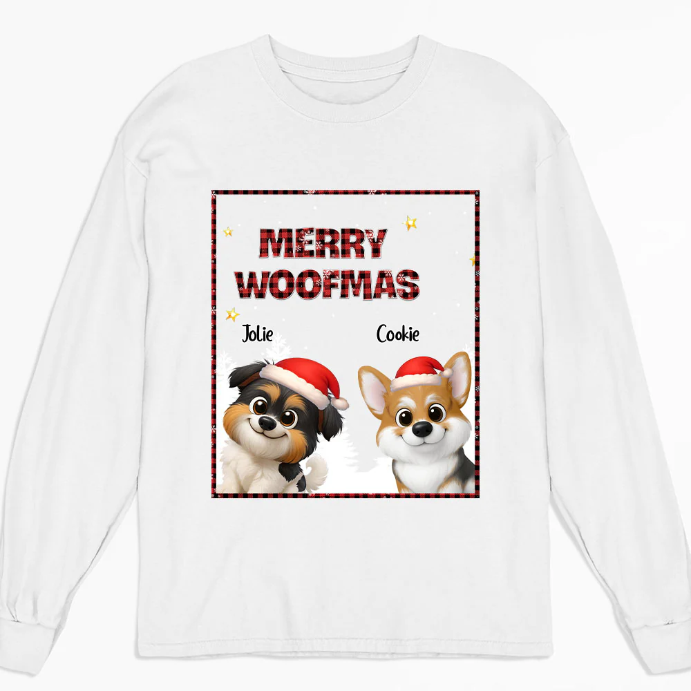 Wonderful Time With Dog - Personalized Custom Long Sleeve T-Shirt