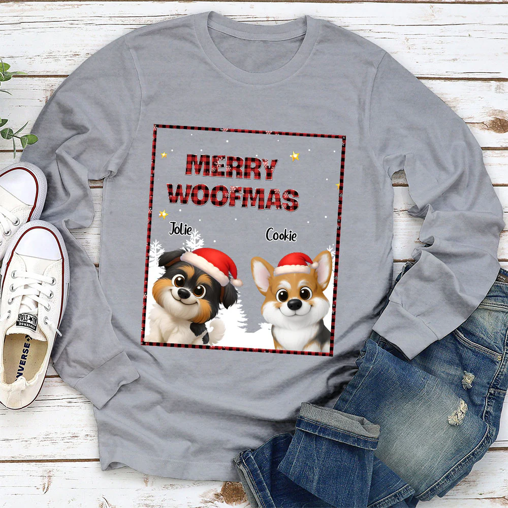 Wonderful Time With Dog - Personalized Custom Long Sleeve T-Shirt - Image 2