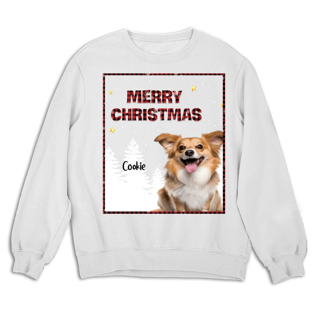 Wonderful Time With Dog Photo - Personalized Custom Sweatshirt - Image 2