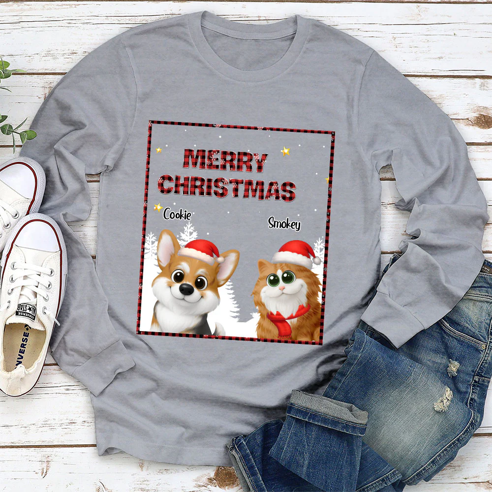 Wonderful Time With Pet - Personalized Custom Long Sleeve T-Shirt - Image 3