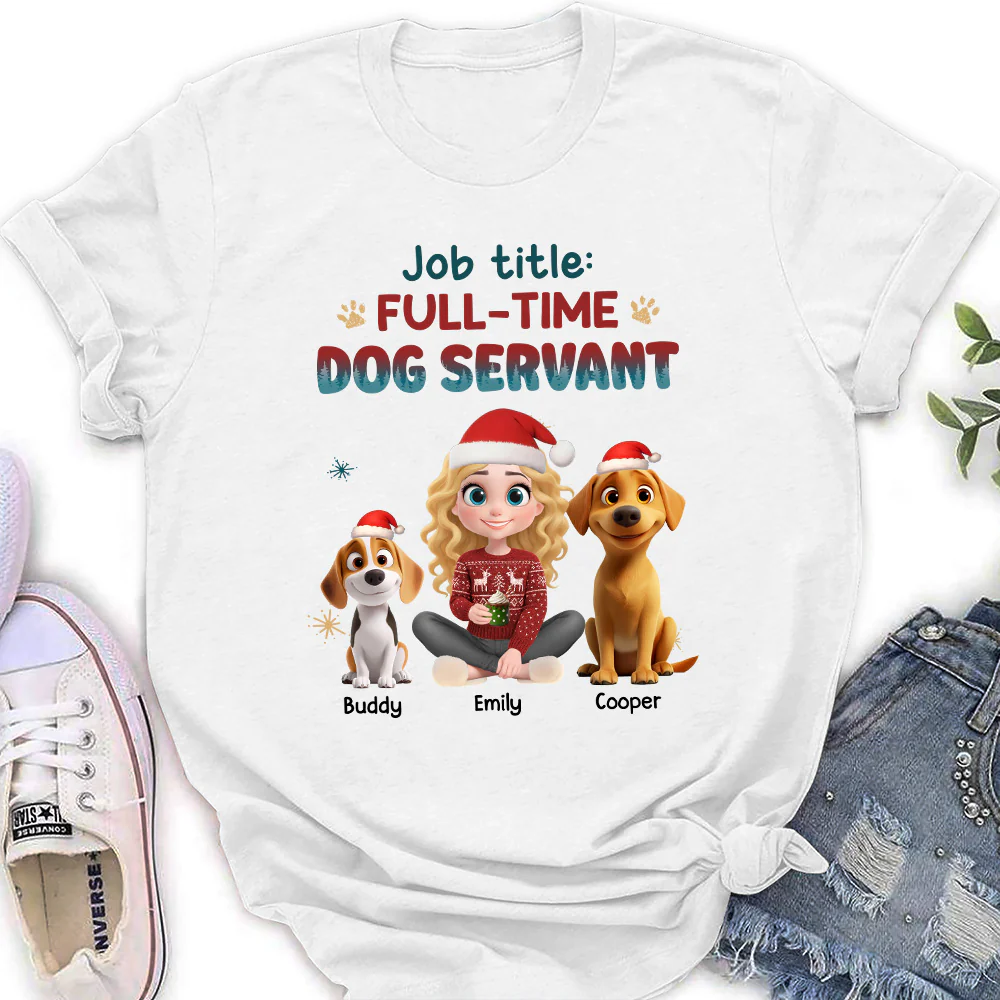 Wonderland Christmas - Personalized Custom Women's T-shirt - Image 4