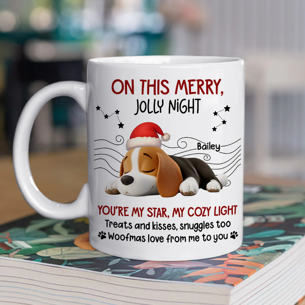 Woofmas Love From Me - Personalized Custom Coffee Mug - Image 2