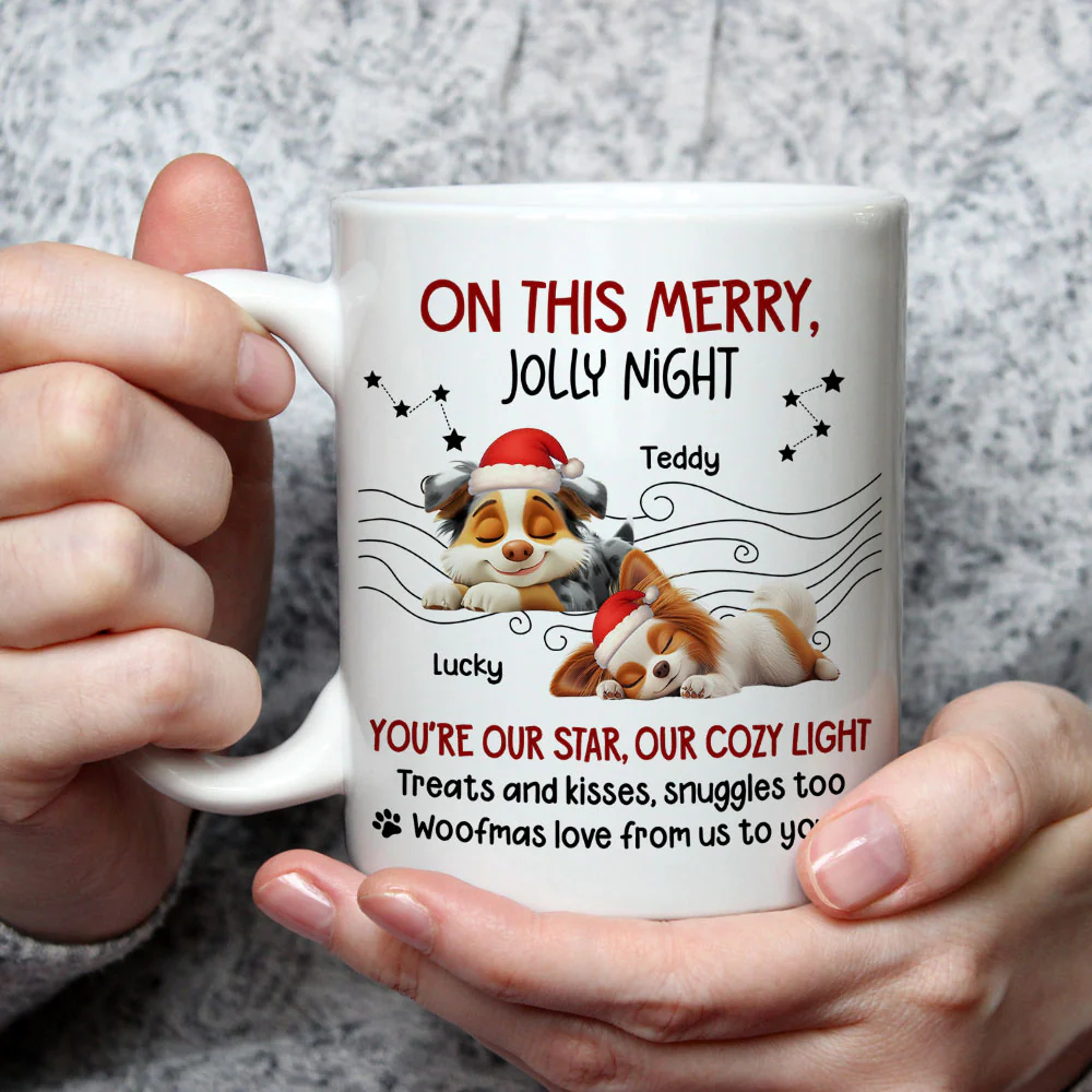 Woofmas Love From Me - Personalized Custom Coffee Mug - Image 3