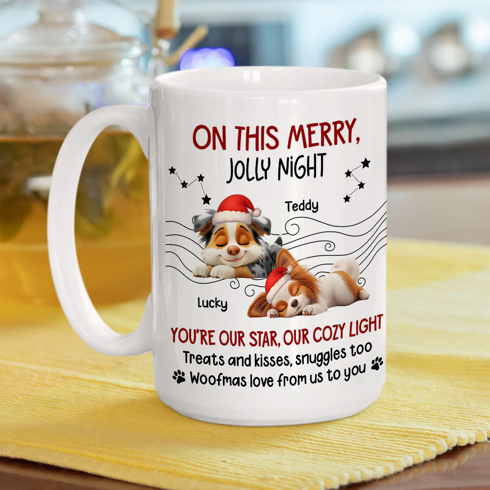 Woofmas Love From Me - Personalized Custom Coffee Mug - Image 4