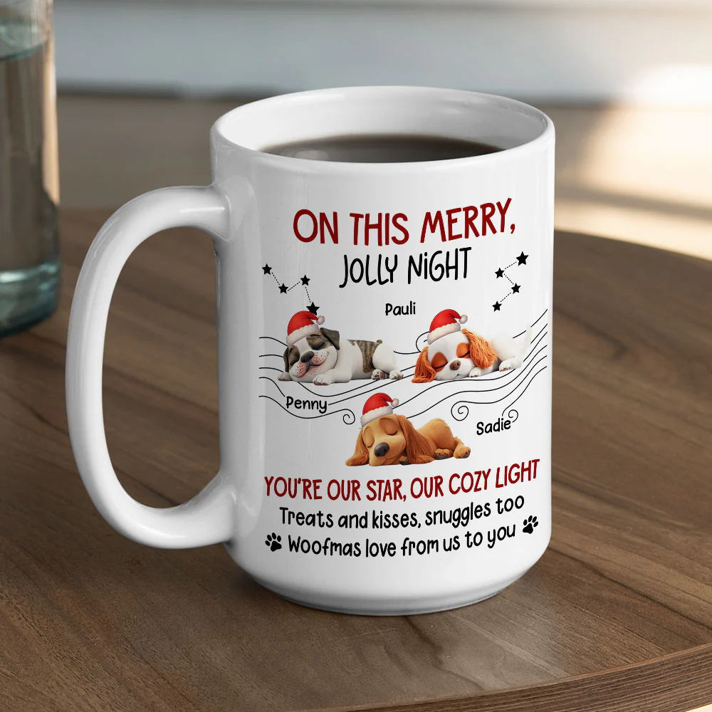 Woofmas Love From Me - Personalized Custom Coffee Mug - Image 5