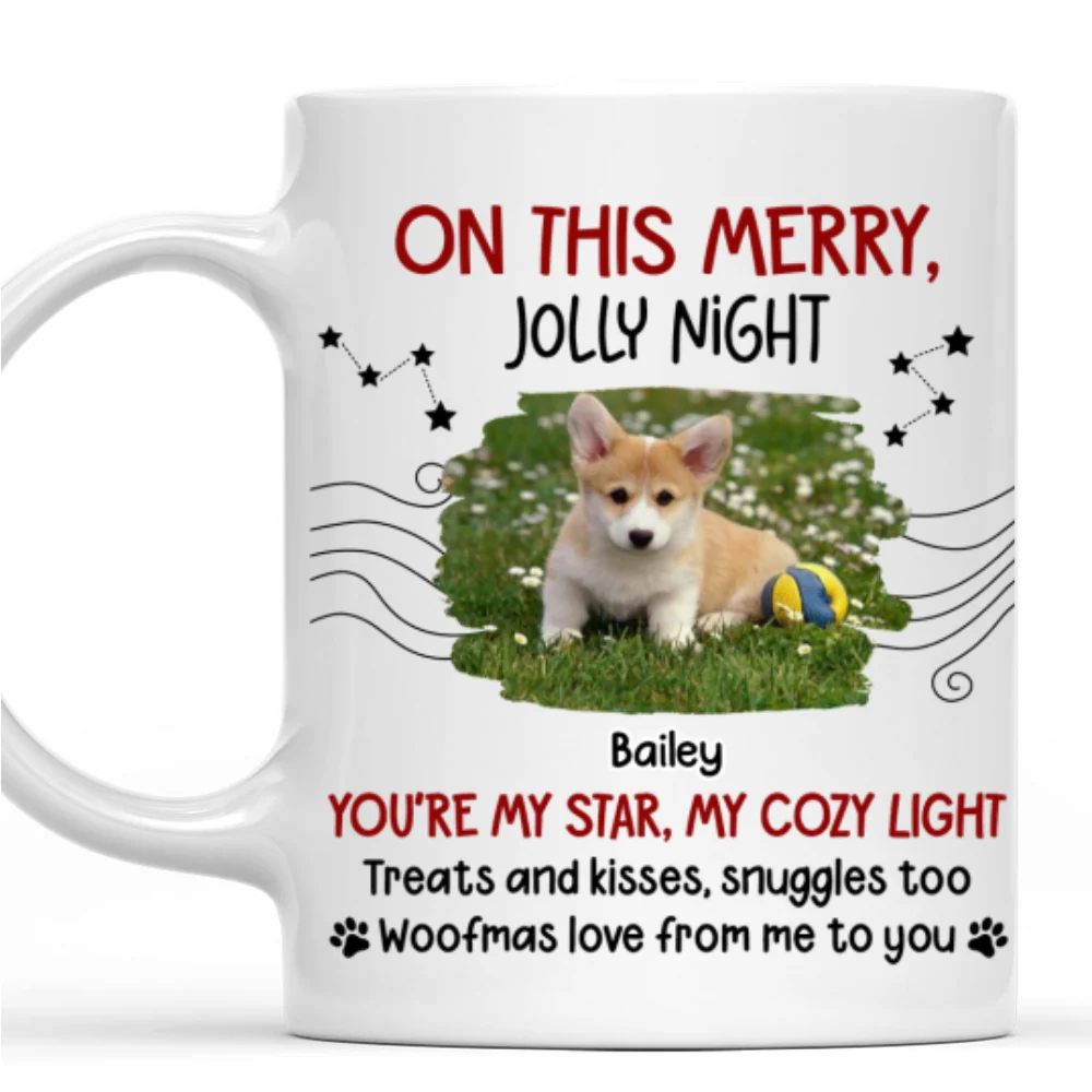 Woofmas Love From Me Photo - Personalized Custom Coffee Mug - Image 8