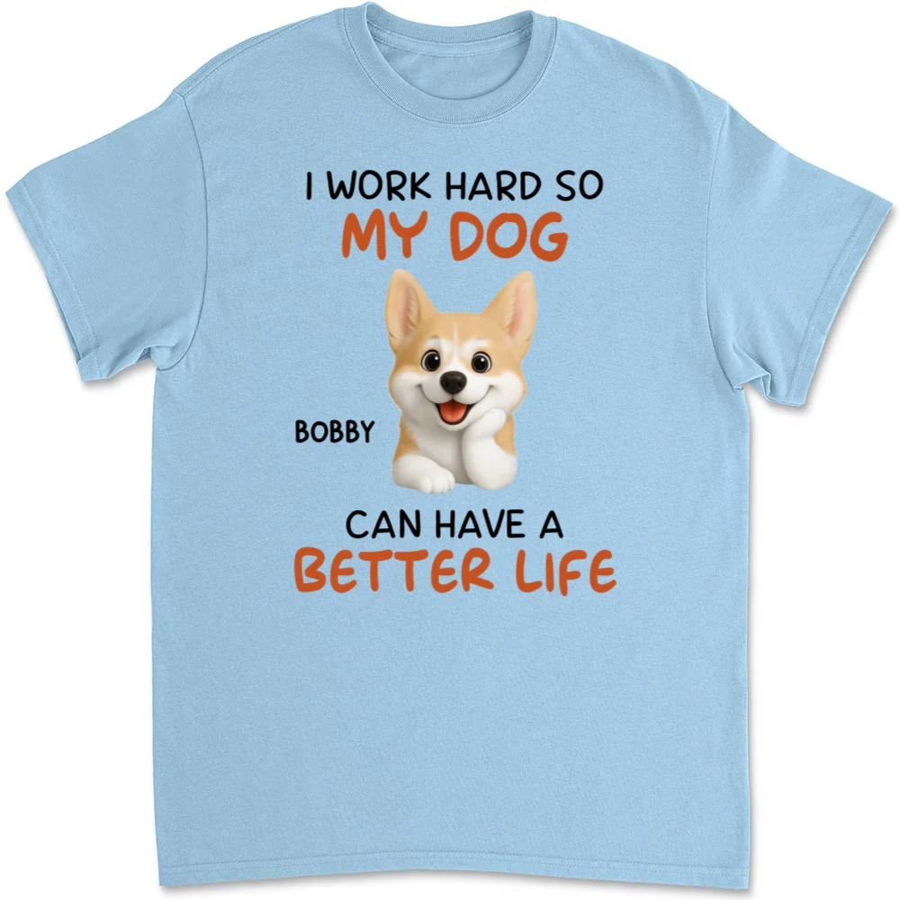 Work Hard For Whom - Personalized Custom Unisex T-shirt - Image 6