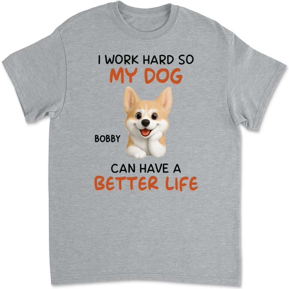 Work Hard For Whom - Personalized Custom Unisex T-shirt - Image 7