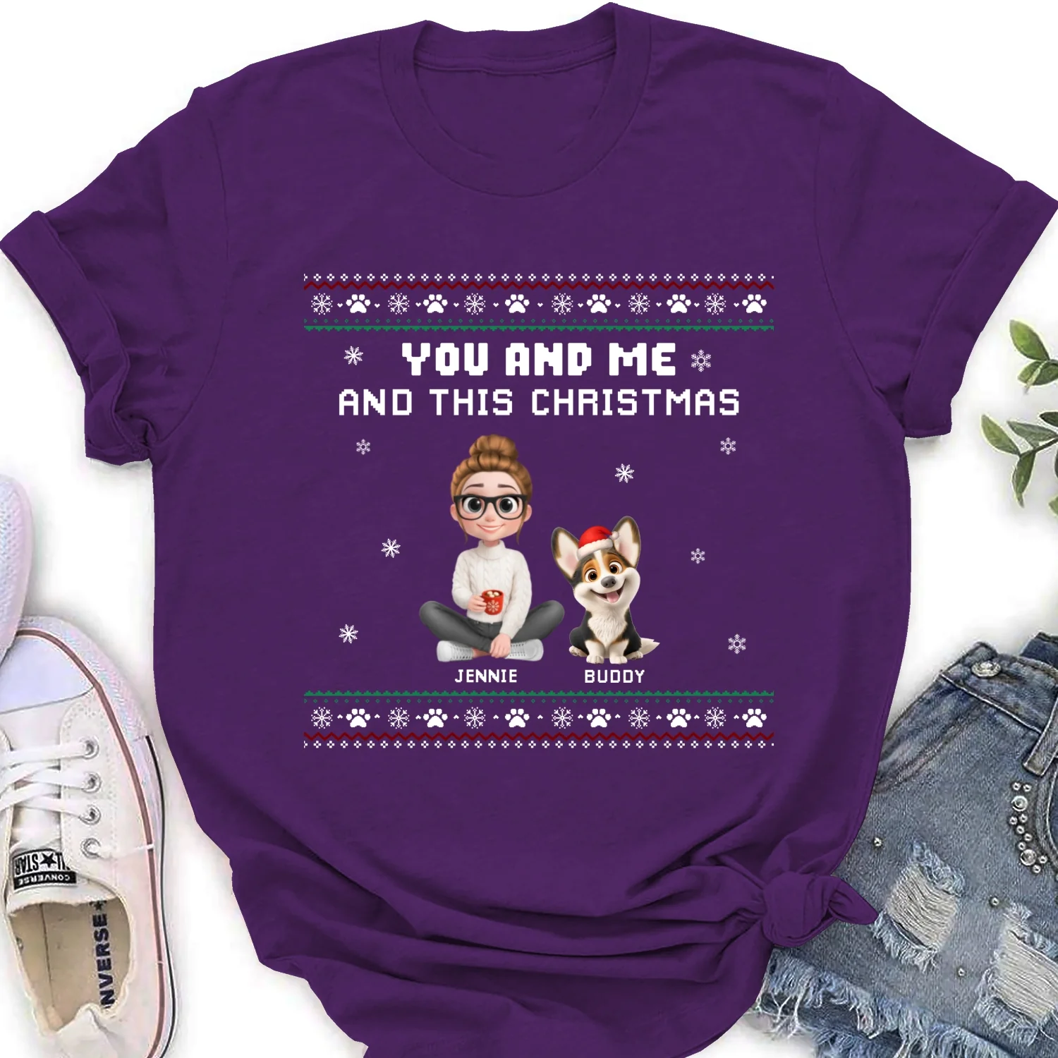 Would Call This Us - Personalized Custom Women's T-Shirt - Image 9