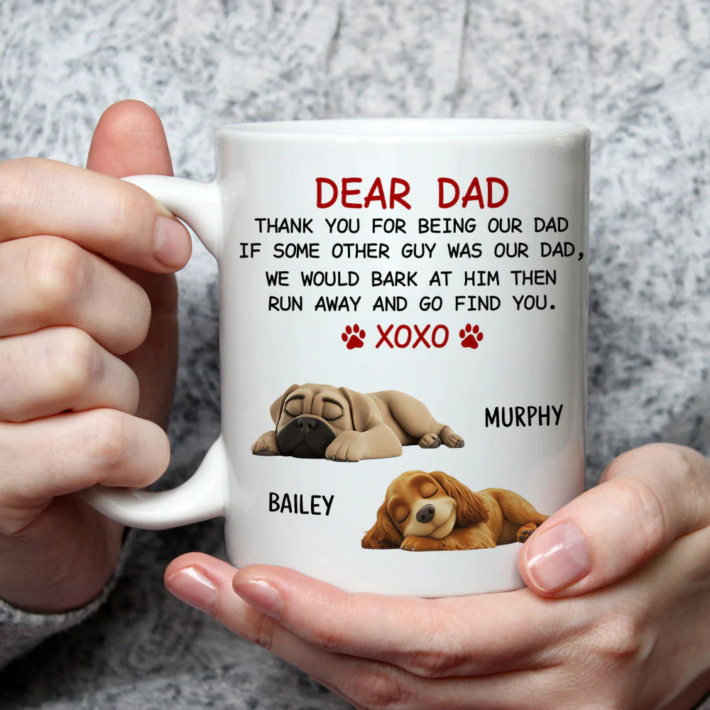 Xoxo Dog Mom - Personalized Custom Coffee Mug - Image 2