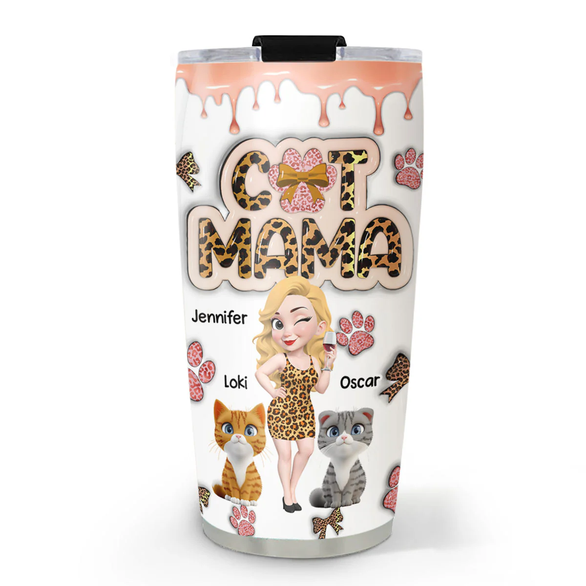 Yes My Baby - Personalized Custom 3D Inflated Effect Tumbler