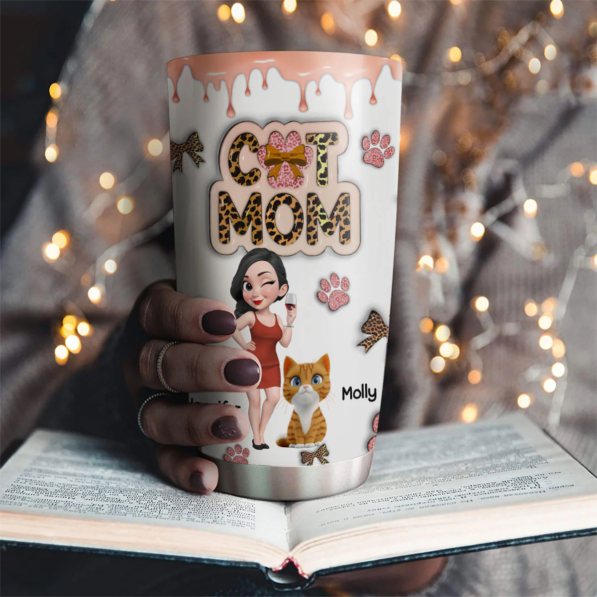Yes My Baby - Personalized Custom 3D Inflated Effect Tumbler - Image 4