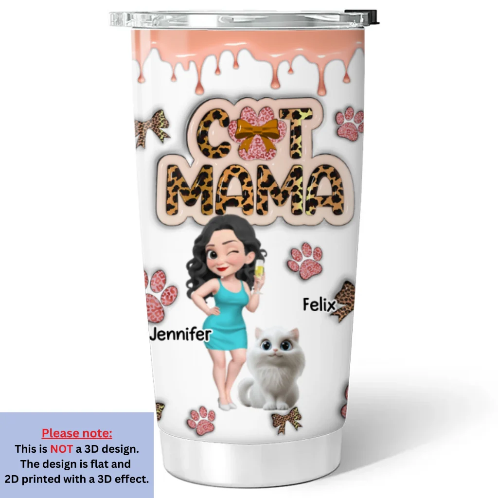 Yes My Baby - Personalized Custom 3D Inflated Effect Tumbler - Image 5