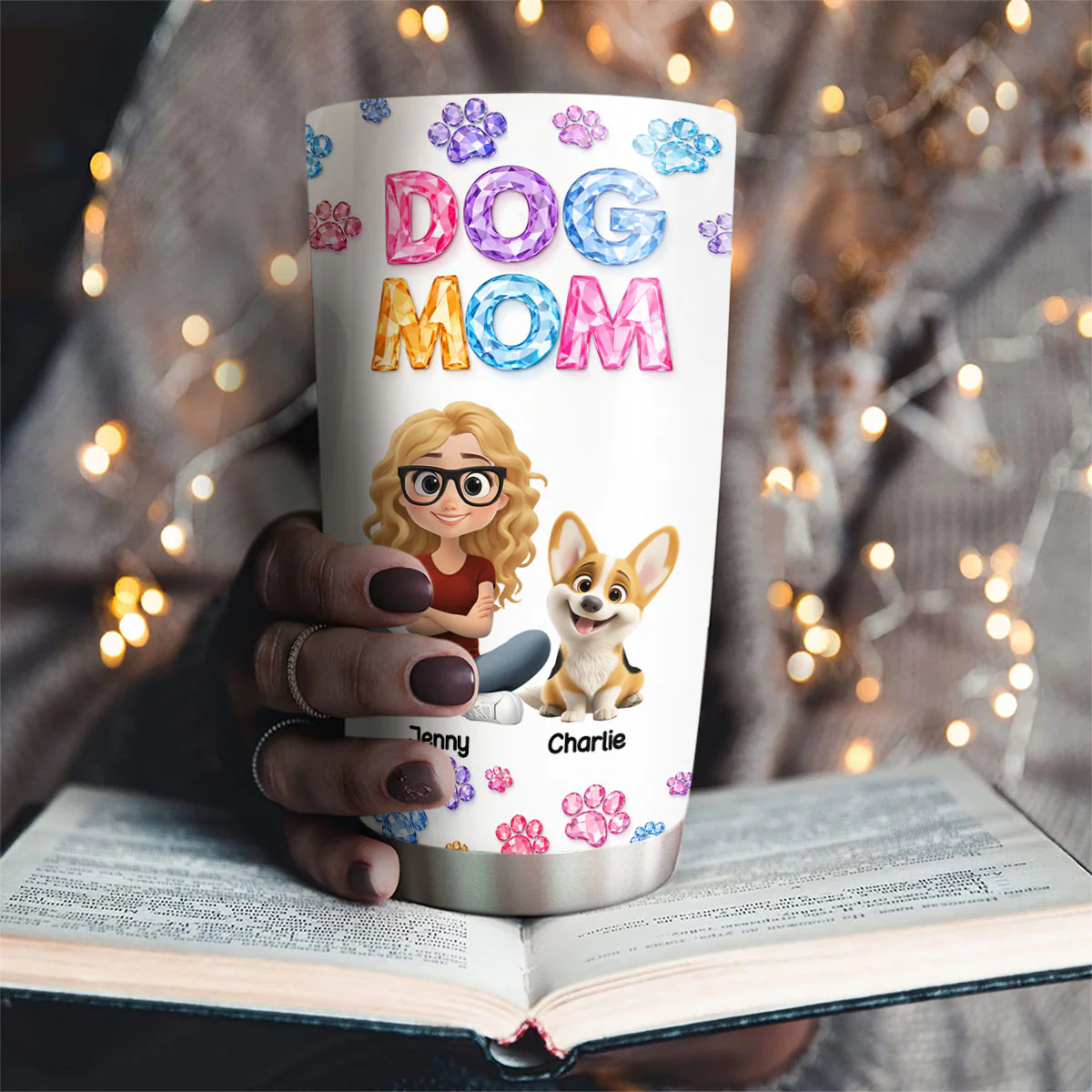You And Me Every Day - Personalized Custom 3D Effect Tumbler - Image 3