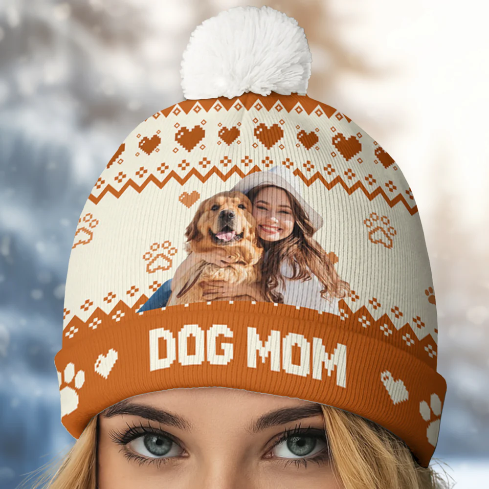 You Are Ahead All Daily Photo Ver - Personalized Custom Bobble Beanie Hat - Image 4