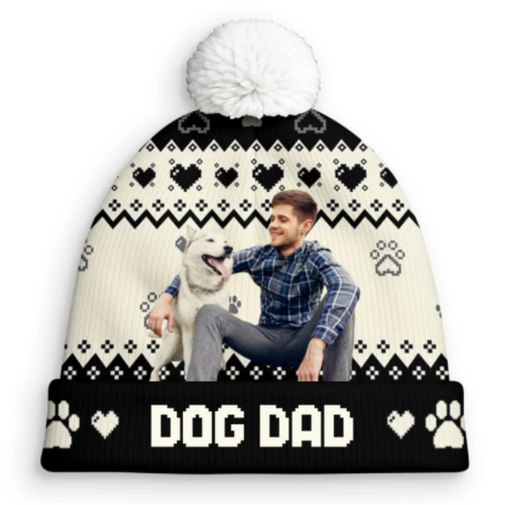 You Are Ahead All Daily Photo Ver - Personalized Custom Bobble Beanie Hat - Image 9