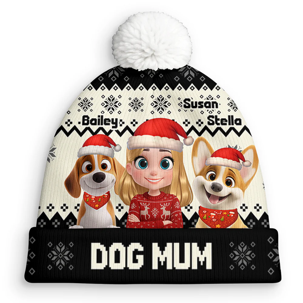 You Are Ahead All Face Ver - Personalized Custom Bobble Beanie Hat - Image 6